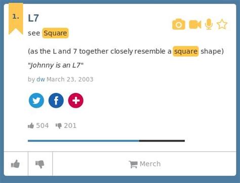 Urban Dictionary: L7.